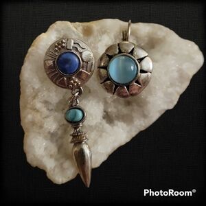 MISMATCHED Southwestern Leverback & Fashion Dangle Earrings